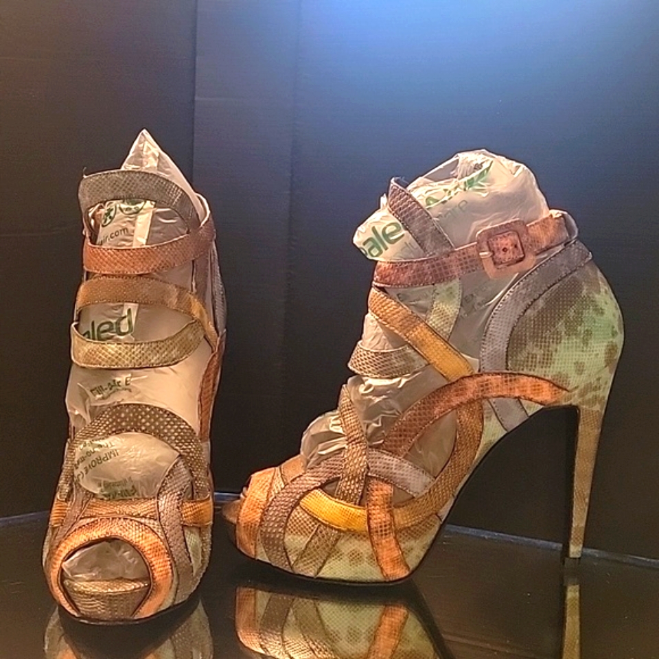 Pierre Hardy Multi Color Heels Sz 37.5 In Ex Condition 4in Heels ,1in Platform